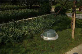 金山谷創(chuàng)意園內(nèi)的導(dǎo)光管采光系統(tǒng)