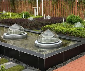 白天的導光管采光系統(tǒng)室外效果圖 白天的導光管采光系統(tǒng)室外效果圖