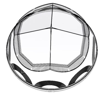 香港正能量鉆石形采光罩效果圖 香港正能量鉆石形采光罩效果圖