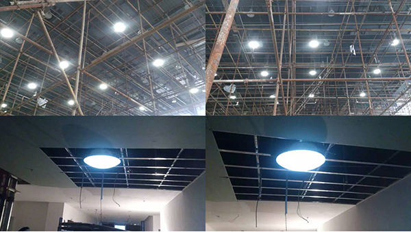 霧天下，光導(dǎo)照明室內(nèi)照明效果